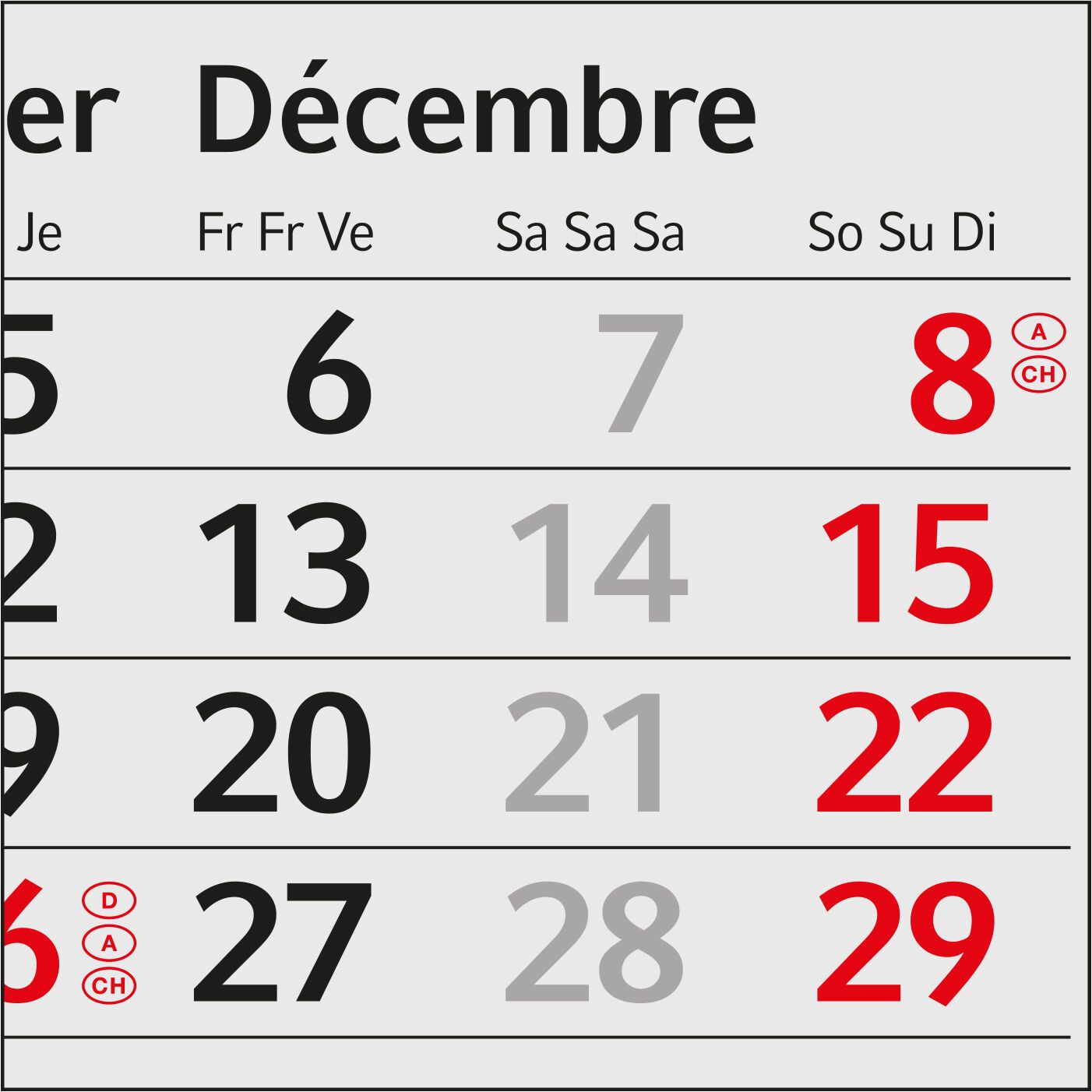 Tischkalender Desktop Wood 3-597