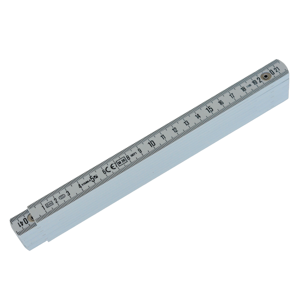 STABILA Kunststoff-Gliedermaßstab 1107 - 2 Meter - weiß-290