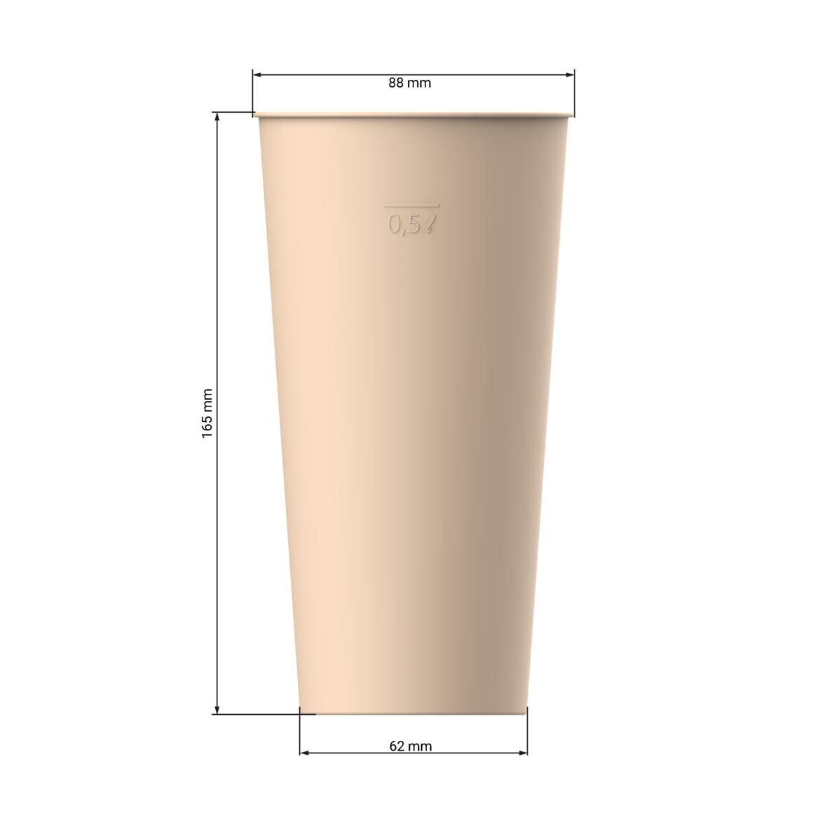 Bio-Trinkbecher Colour 0,5 l - minze-716