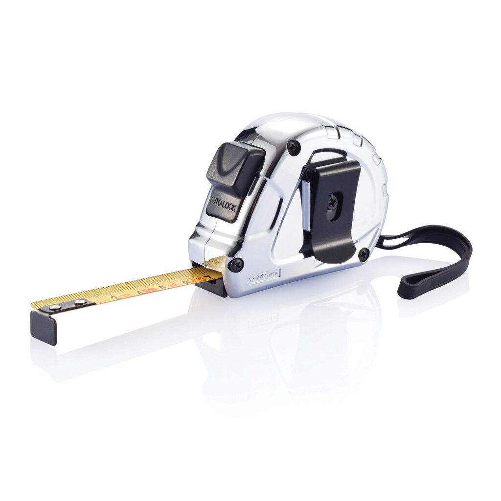 5m/19mm Auto-Stopp Maßband Ergonomic - silber-513
