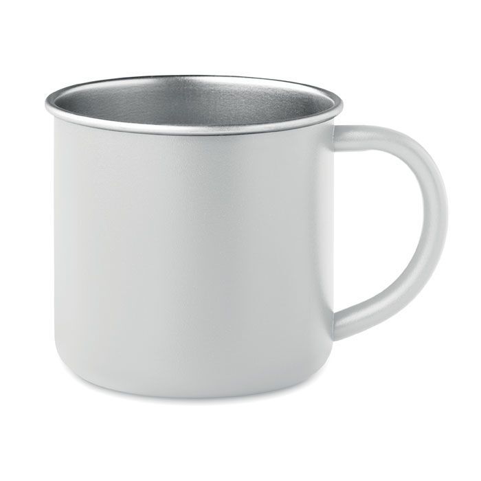 Becher recycelter Edelstahl 300 ml CARIBU - weiß-772