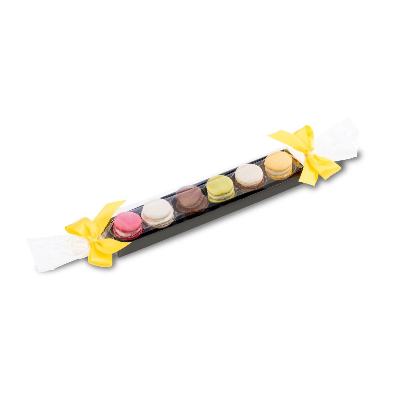 Macaron-Stange mit Schleifen - sechs bunte Macarons (60 g)-17