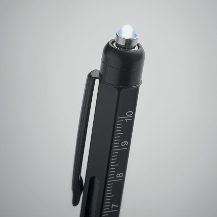 Kugelschreiber Multifunktion RETOOL - schwarz-254