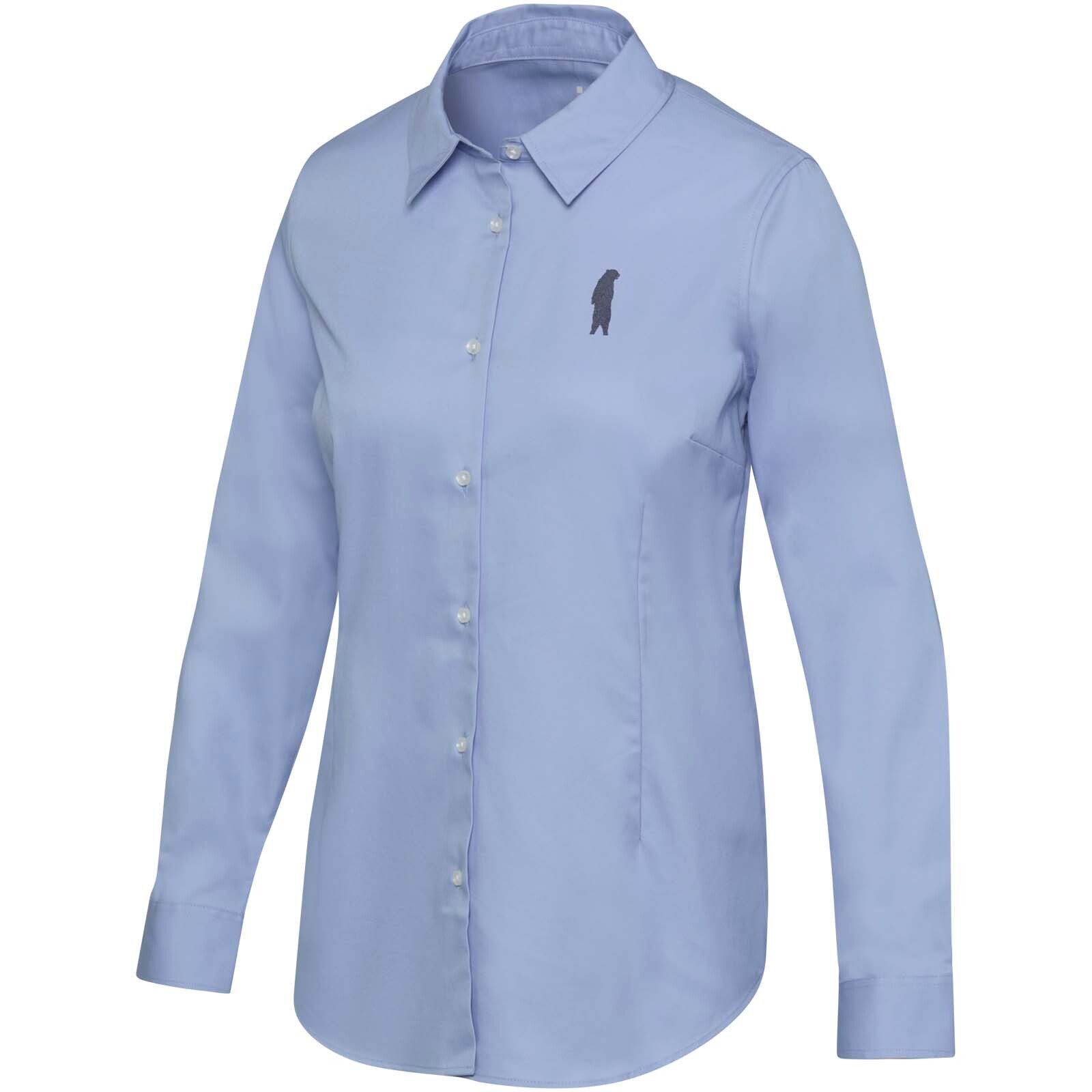 Citrine Twill Bluse - hellblau - XL-206