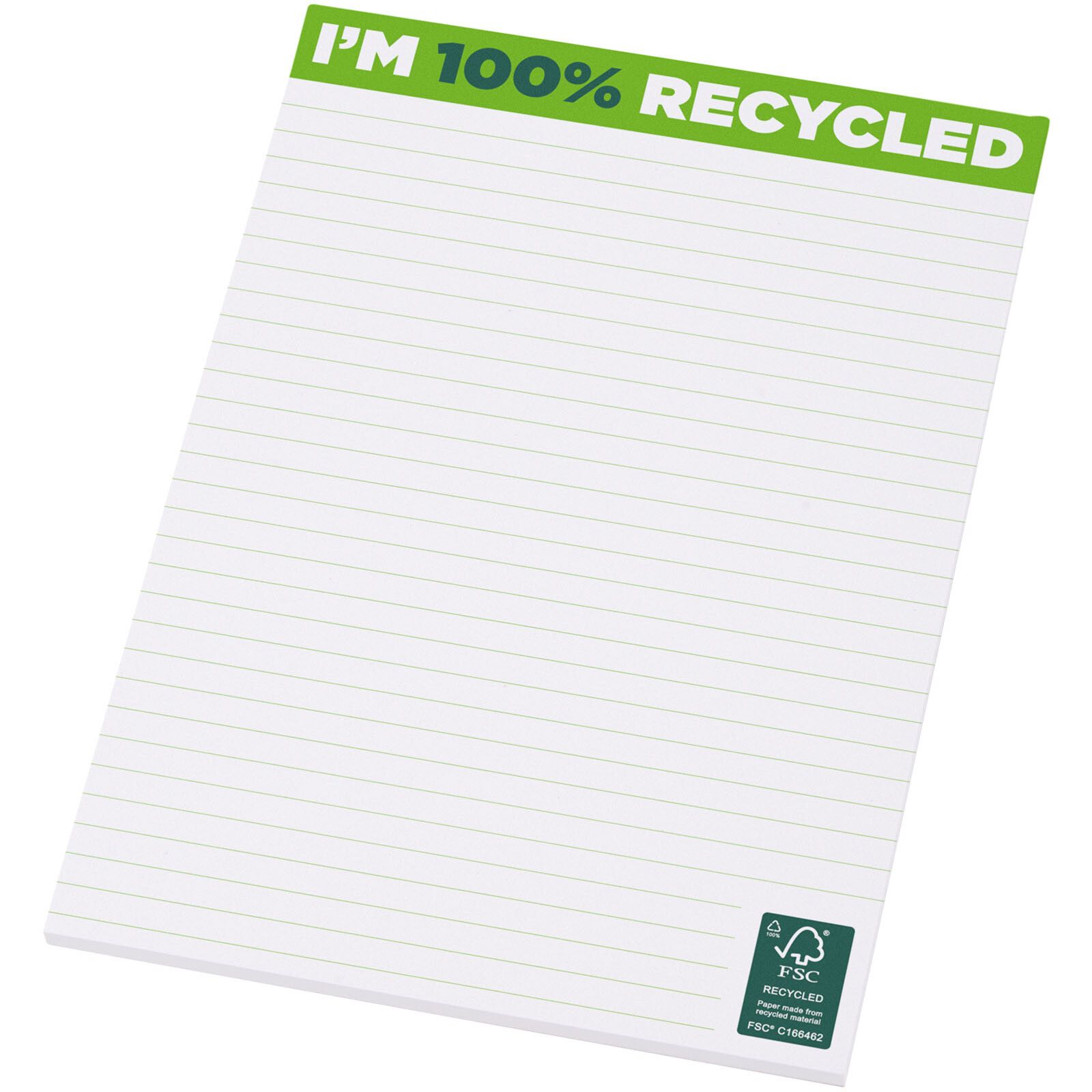 Desk-Mate A5 recycelter Notizblock - weiss-581