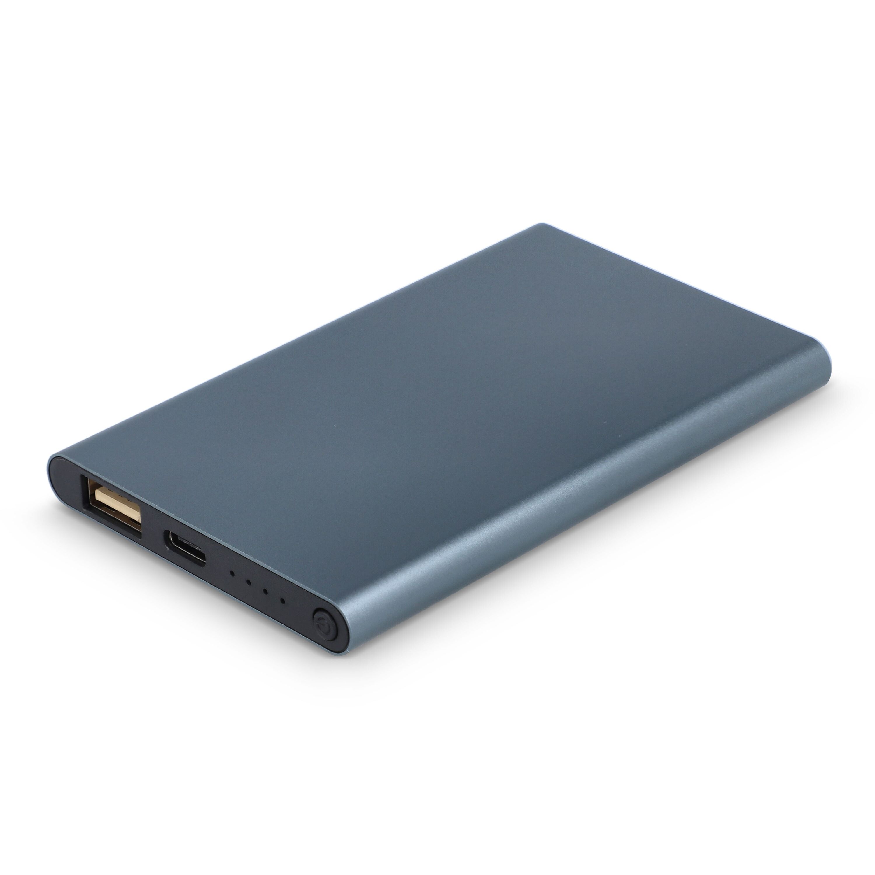 Enera Powerbank USB-C 4000 mAh R-AL - gun metal - dark-137