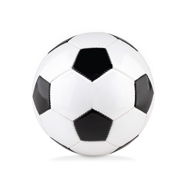 Kleiner PVC Fußball 15cm MINI SOCCER - weiß - schwarz-140