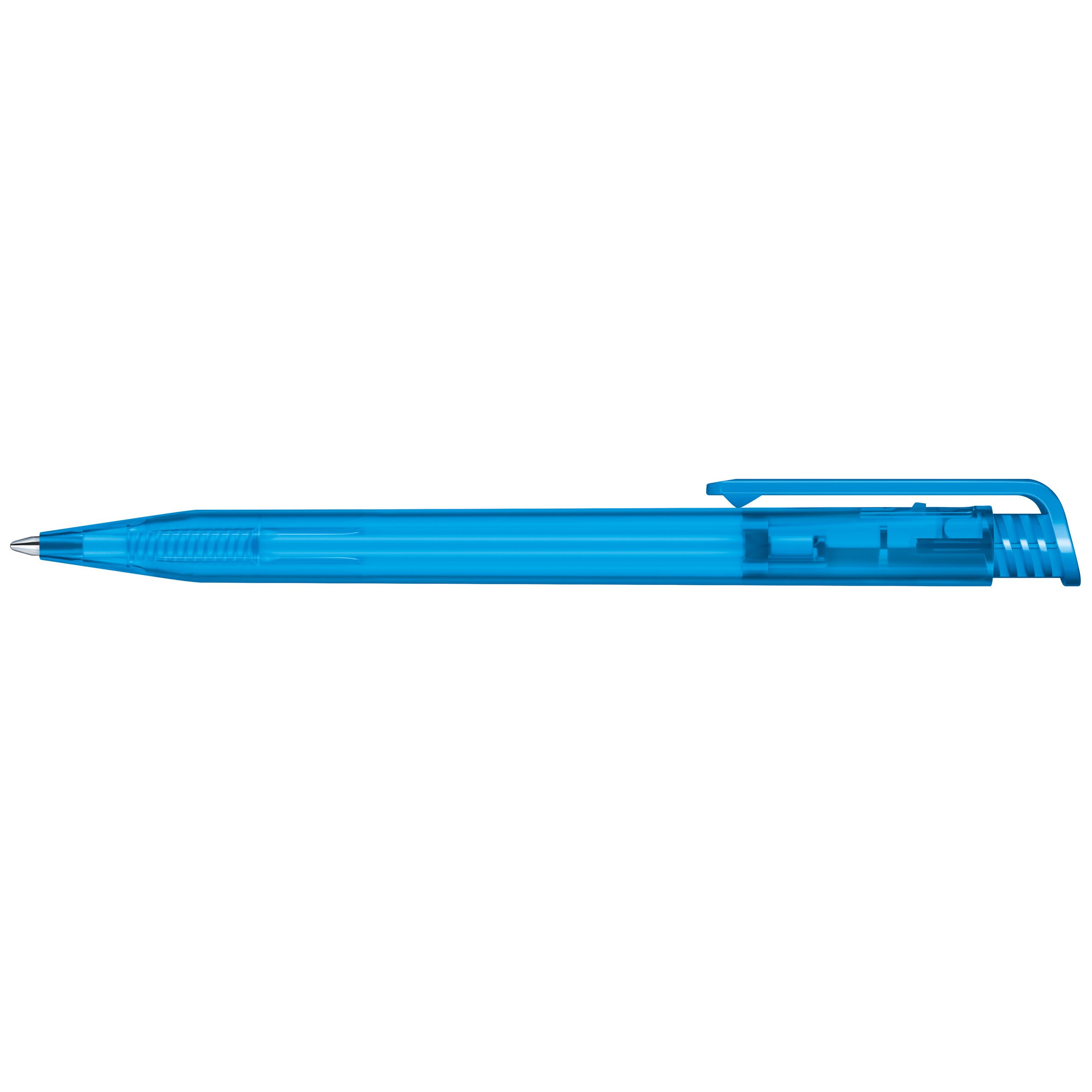 Super Hit Frosted Druckkugelschreiber - cyan-290