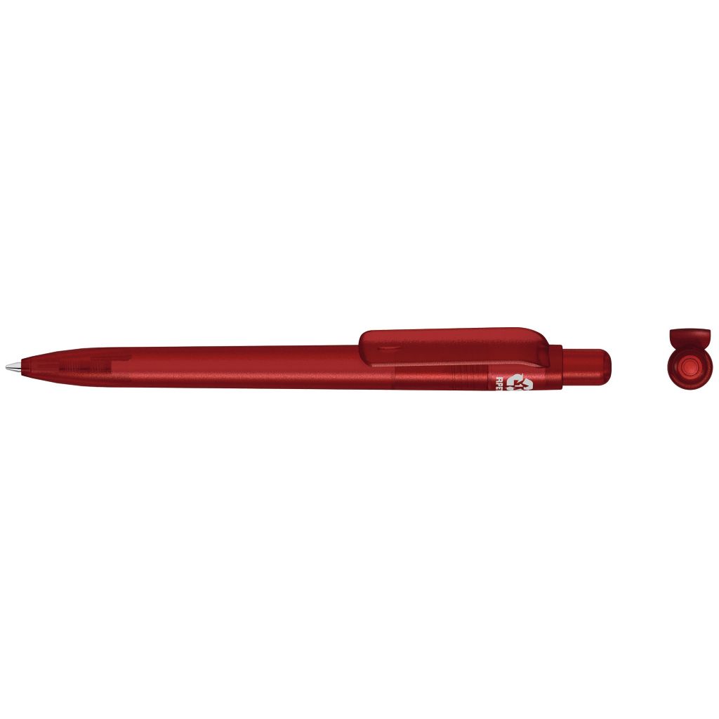 Recycled Pet Pen Future Frozen Druckkugelschreiber - rot-337