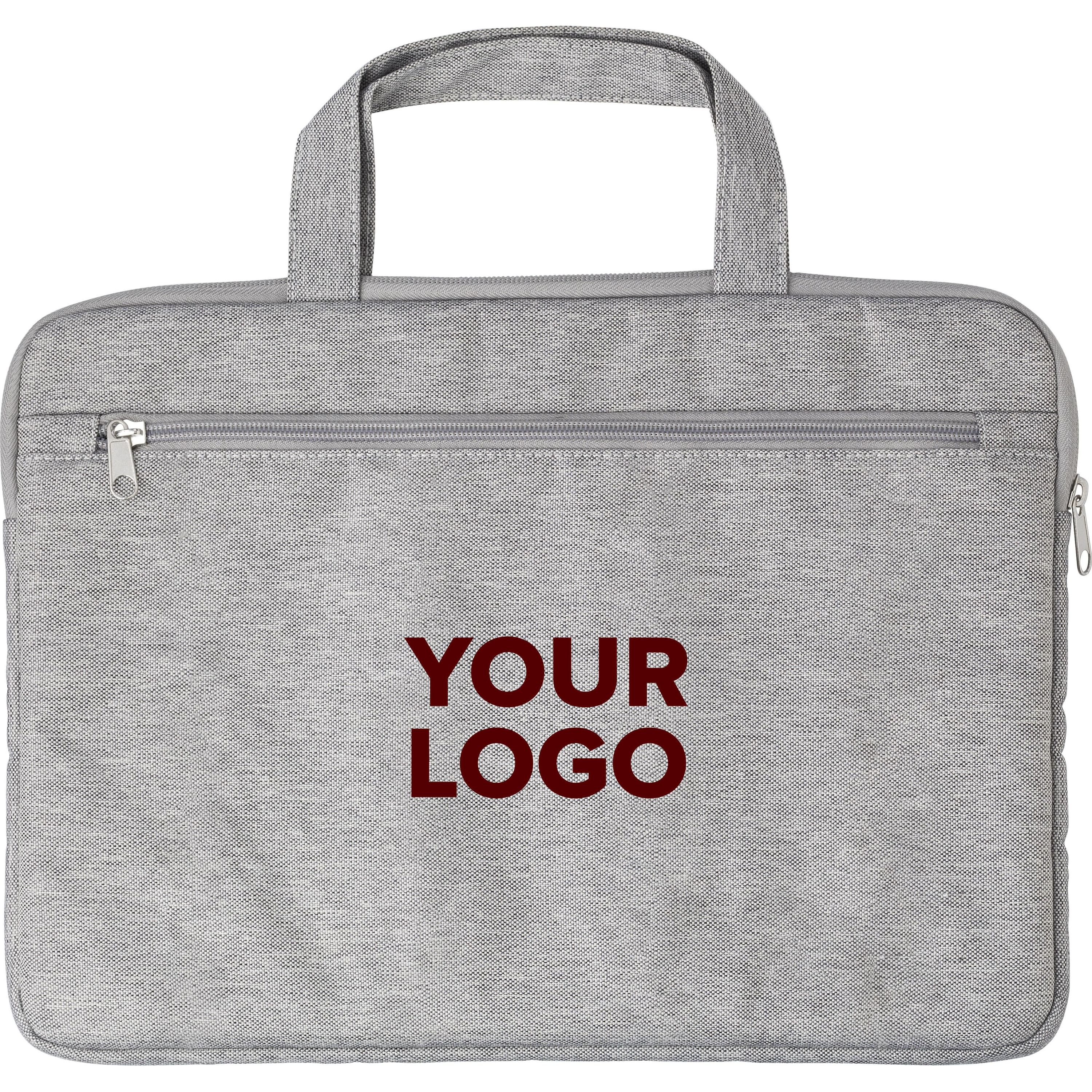 rPET-Laptop-Tasche Ibrahim - grau-97