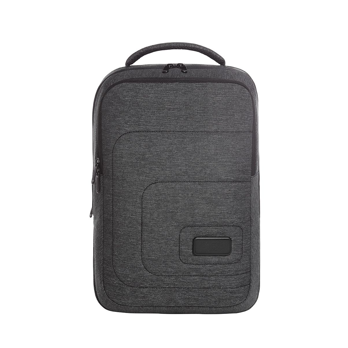 Notebook-Rucksack FRAME - schwarz-grau meliert-92