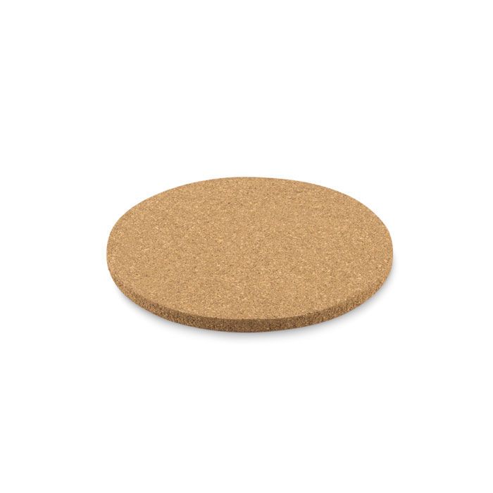 Kork Untersetzer rund BIERPON - holz-422
