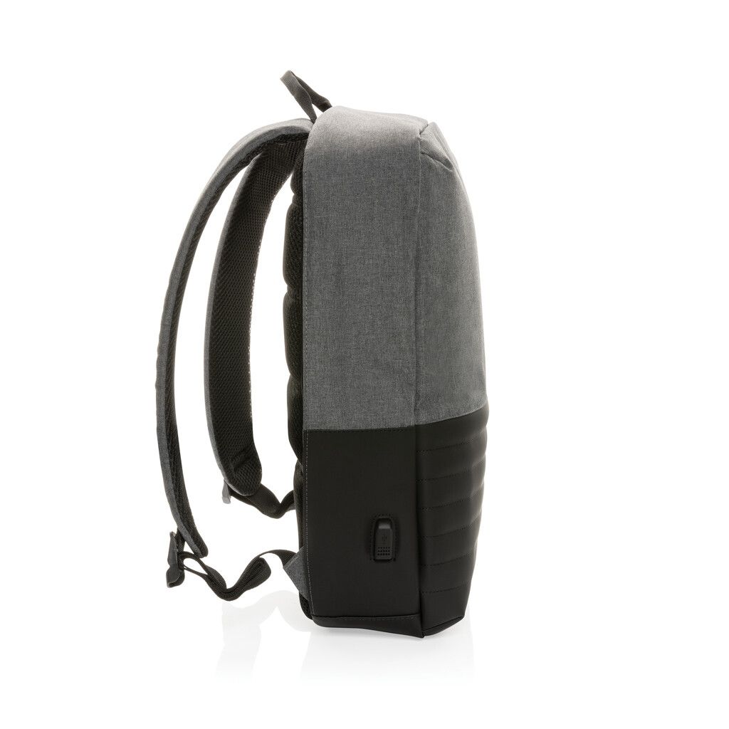 Swiss Peak AWARE™ Anti-Theft-RFID 15.6"-Laptop-Rucksack - grau-644
