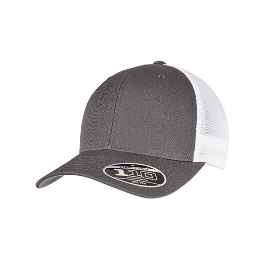 110 Mesh 2-Tone Cap - charcoal - white-872