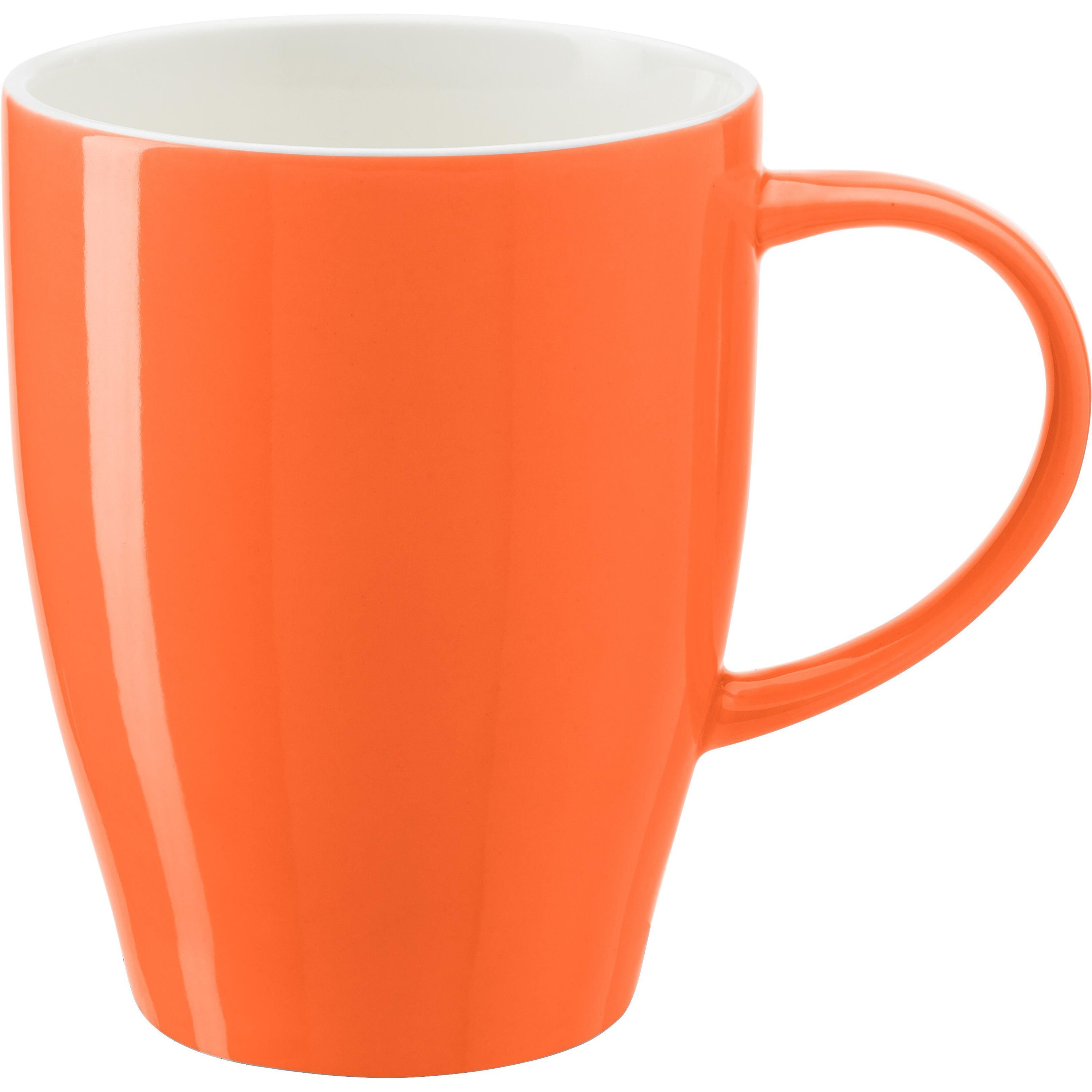 Becher aus Porzellan Paula - orange-478