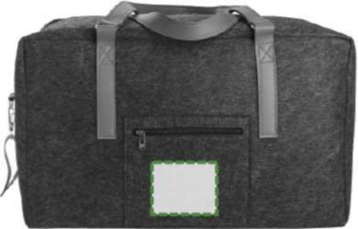 Veredelungsposition Tasche auf der Vorderseite