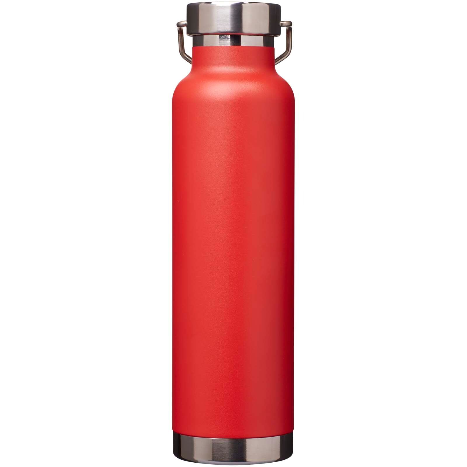 Thor 650 ml RCS-zertifizierte Kupfer-Vakuum Isolierflasche aus recyceltem Edelstahl  - rot-715