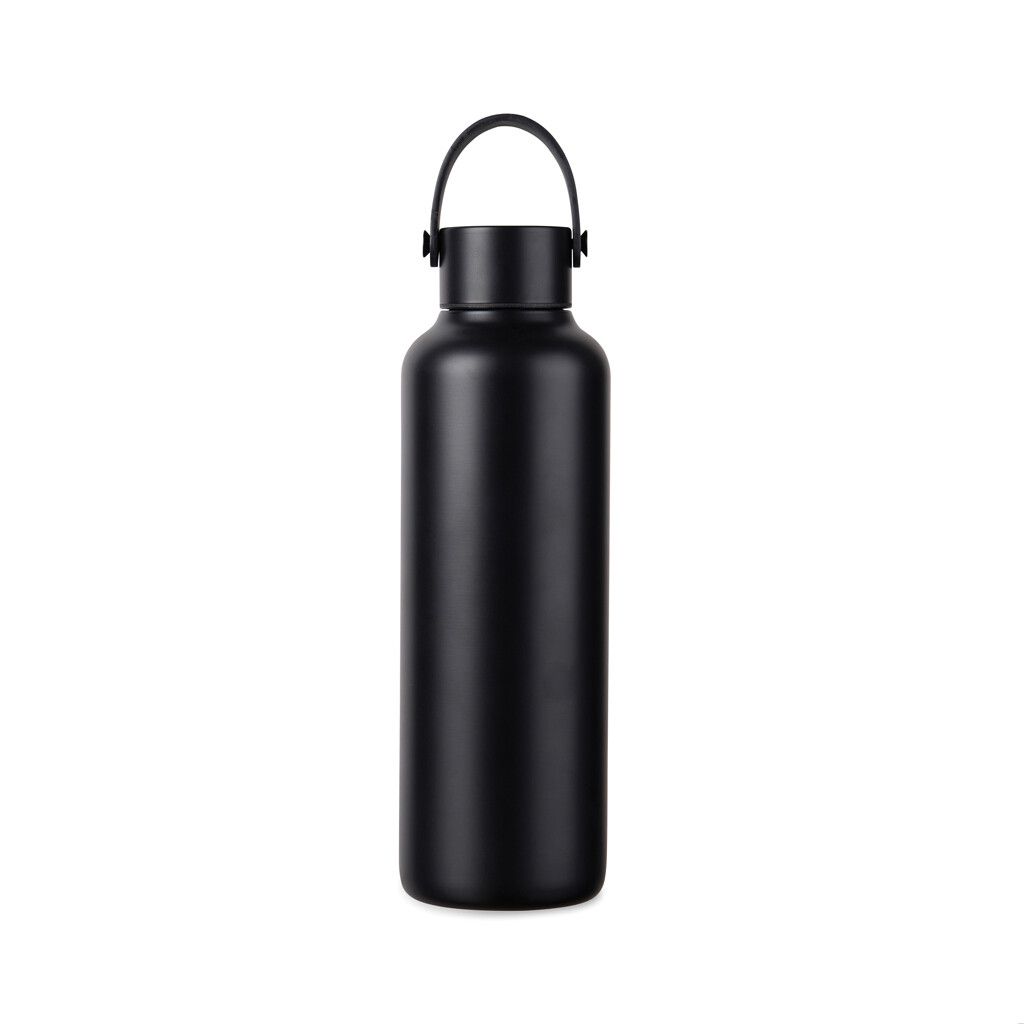 VINGA Baltimore RCS recyc. Edelstahlflasche 600ml - schwarz-657