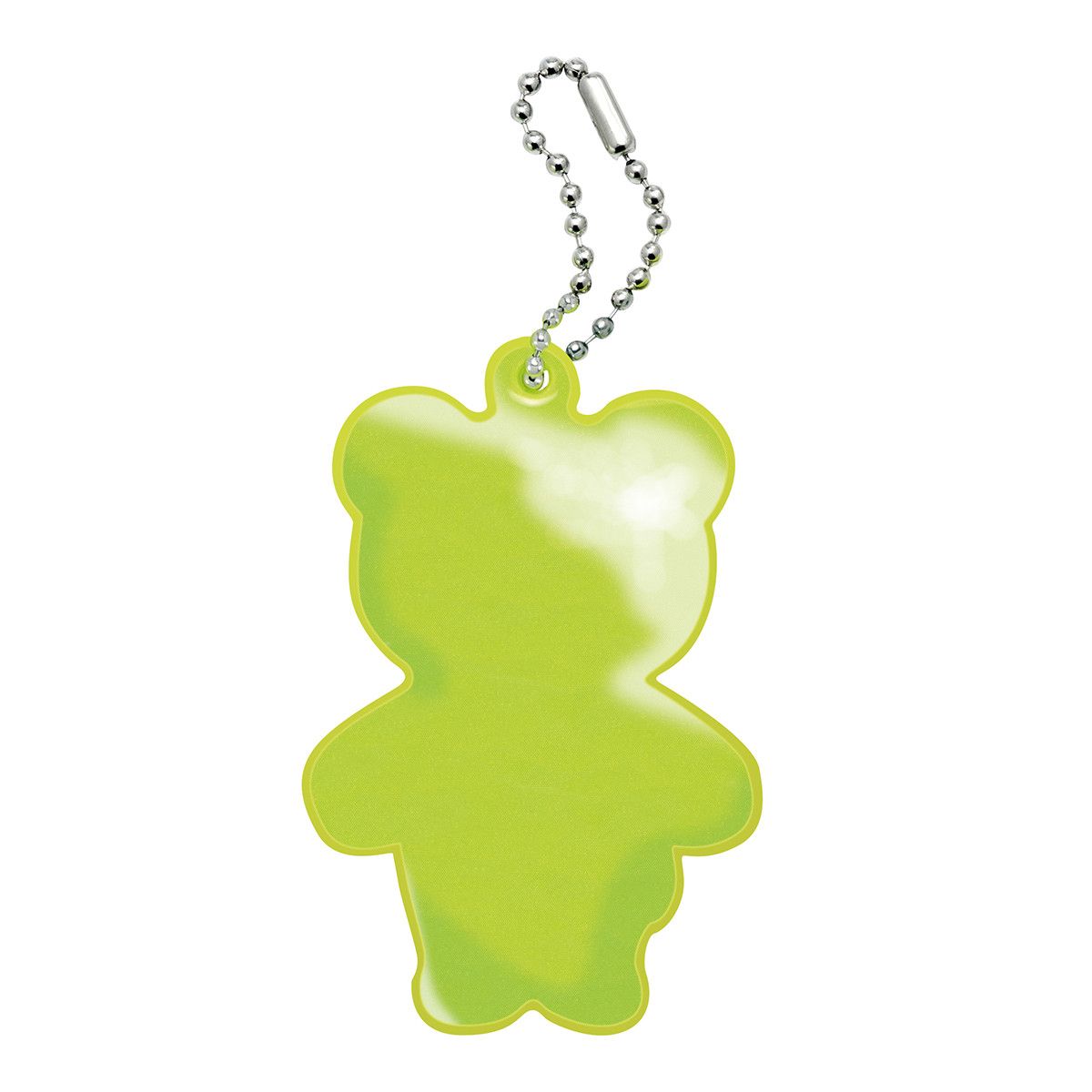 Weich-Reflektor mit Kugelkette, Bär - neongelb-203
