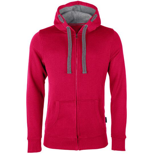 Men´s Hooded Jacket - raspberry-866
