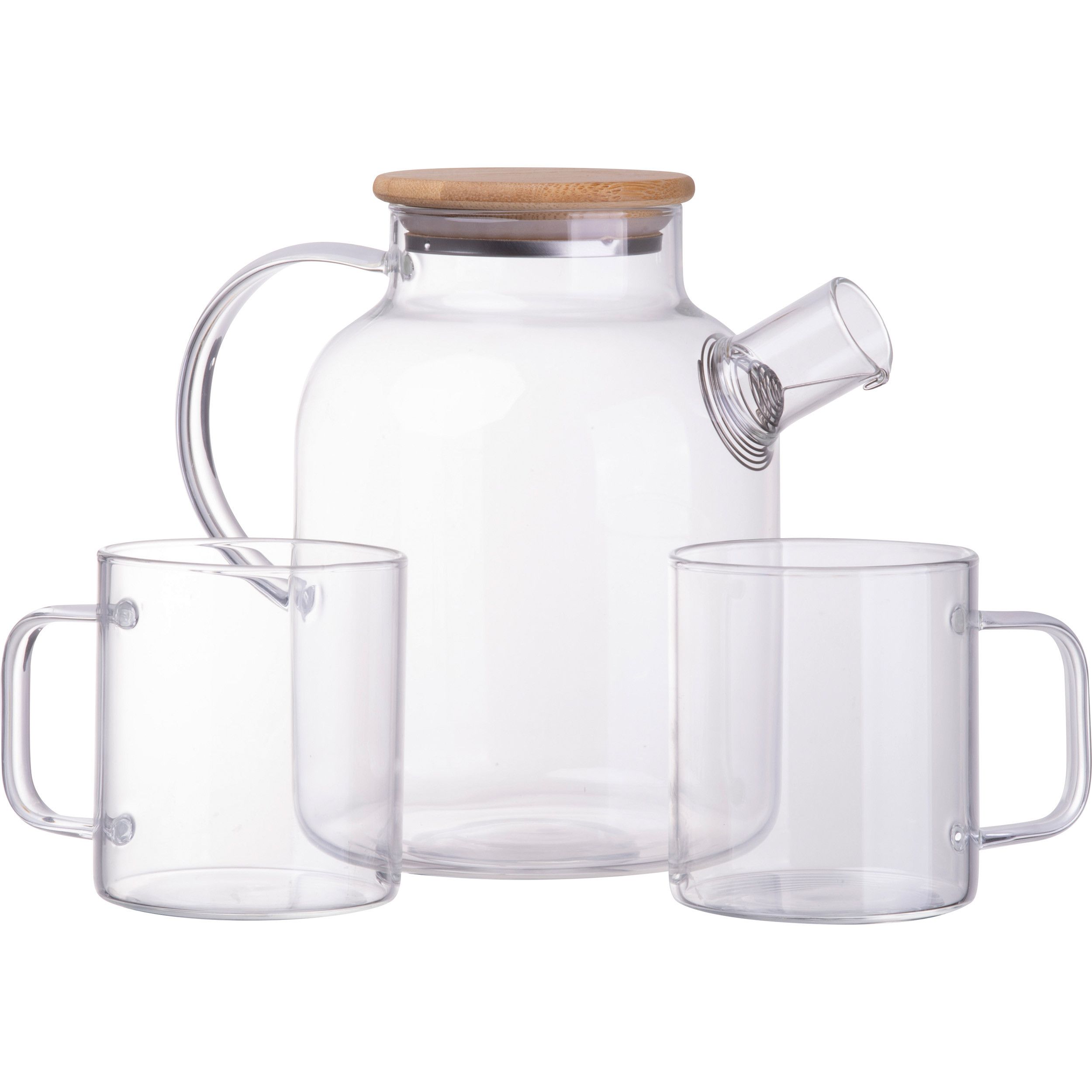 Teekannen-Set Girona 1550 ml - transparent-405