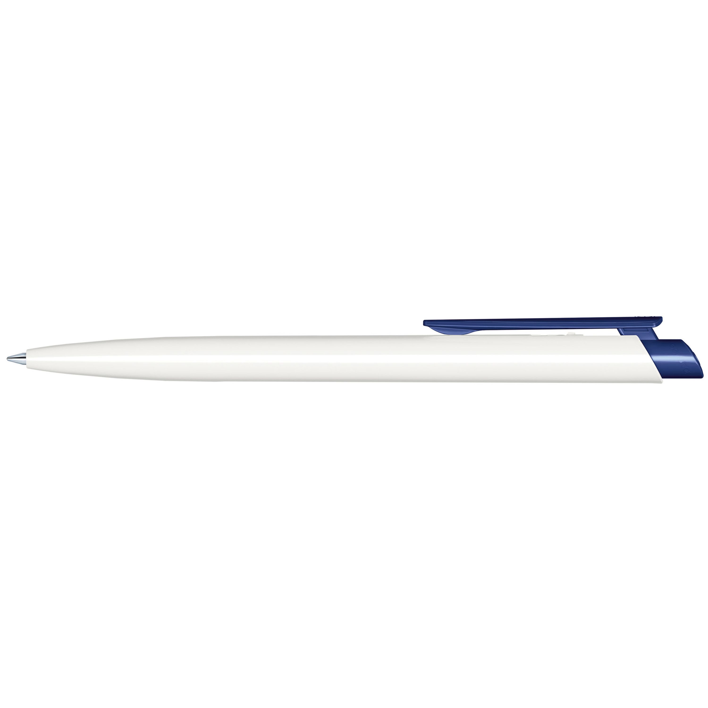 Dart Polished Basic Druckkugelschreiber - weiß - dunkelblau-502