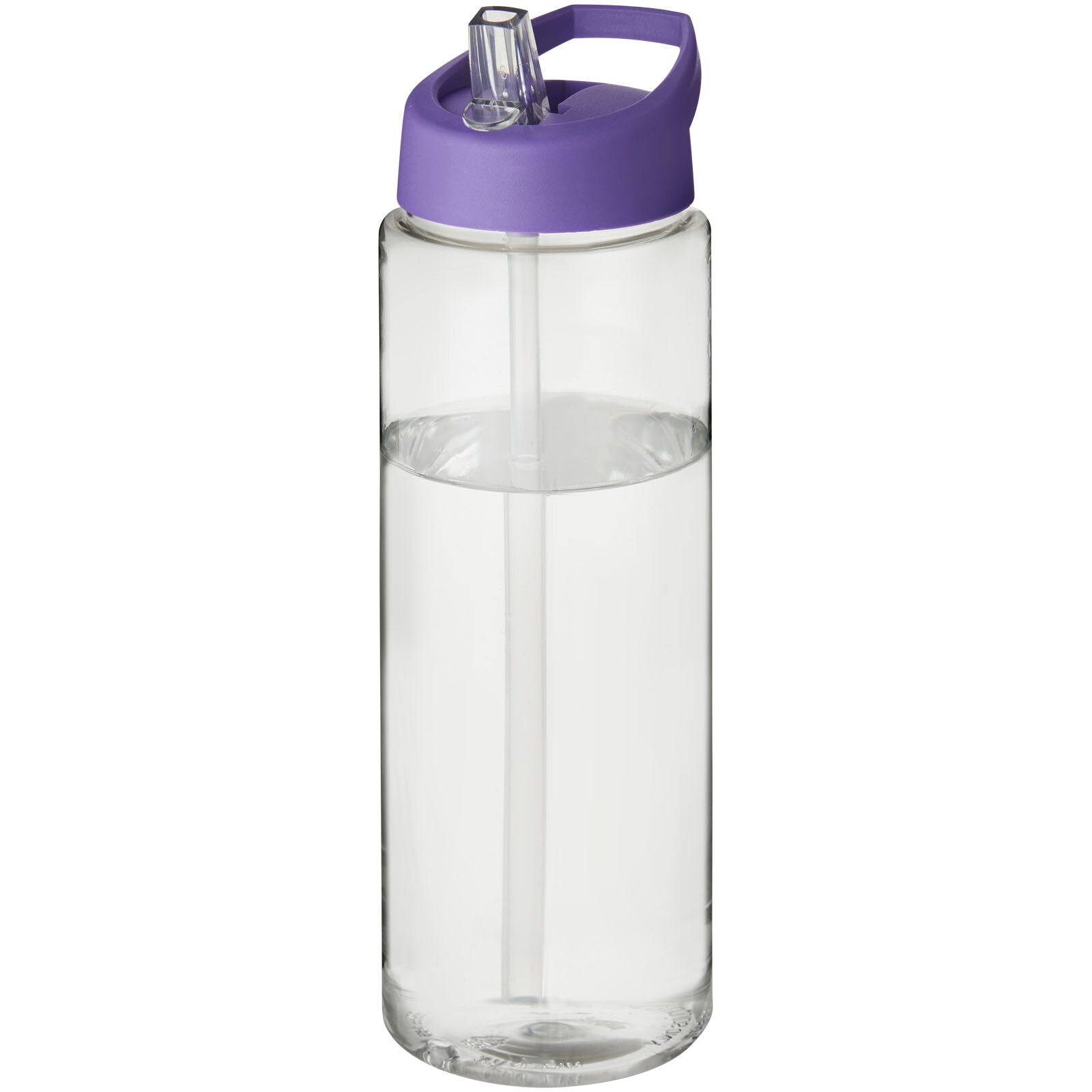 H2O Active Vibe 850 ml Sportflasche mit Ausgussdeckel - transparent -  lila-404
