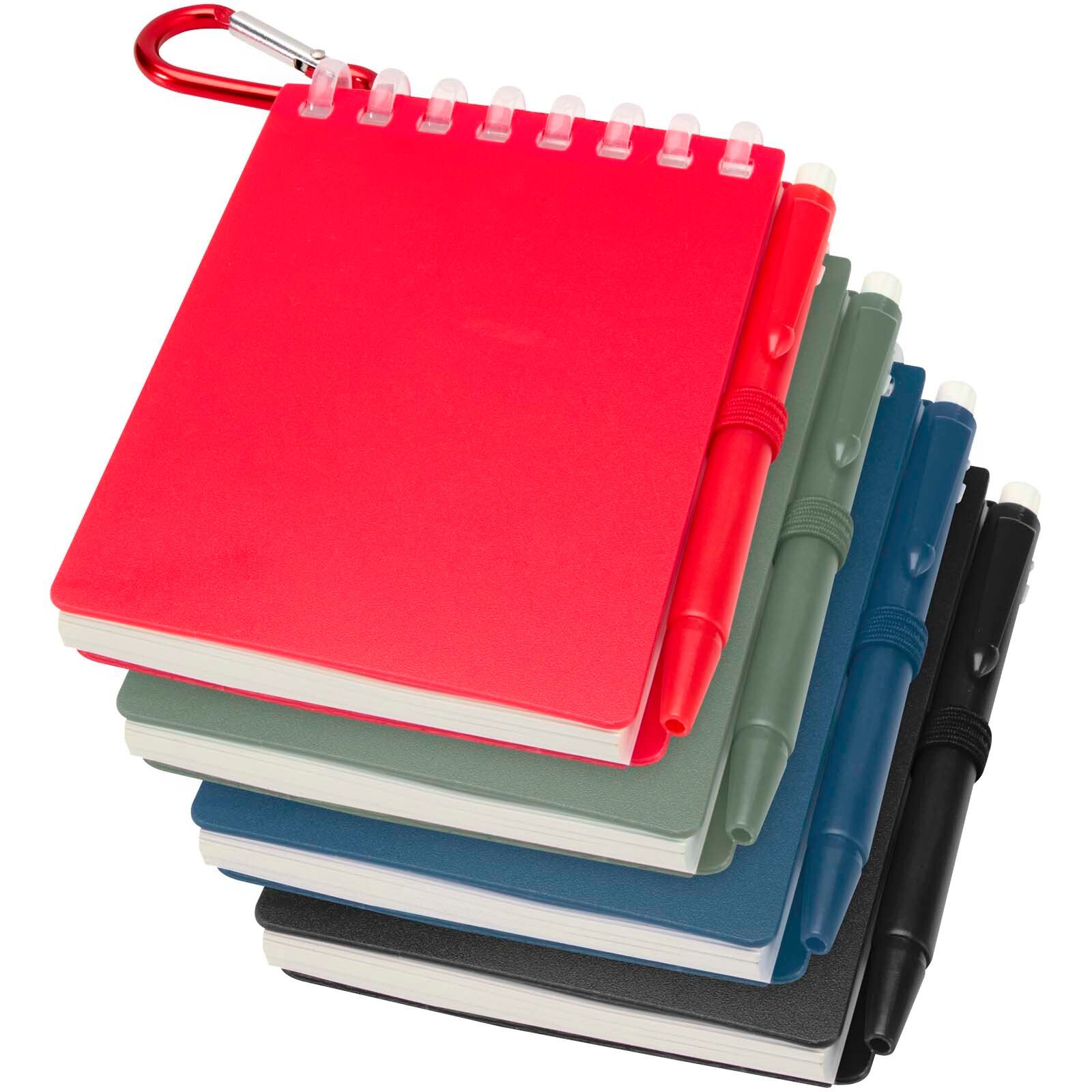 Lig Mini Recyceltes Outdoor-Softcover Notizbuch und Kugelschreiber Set - transparent-836