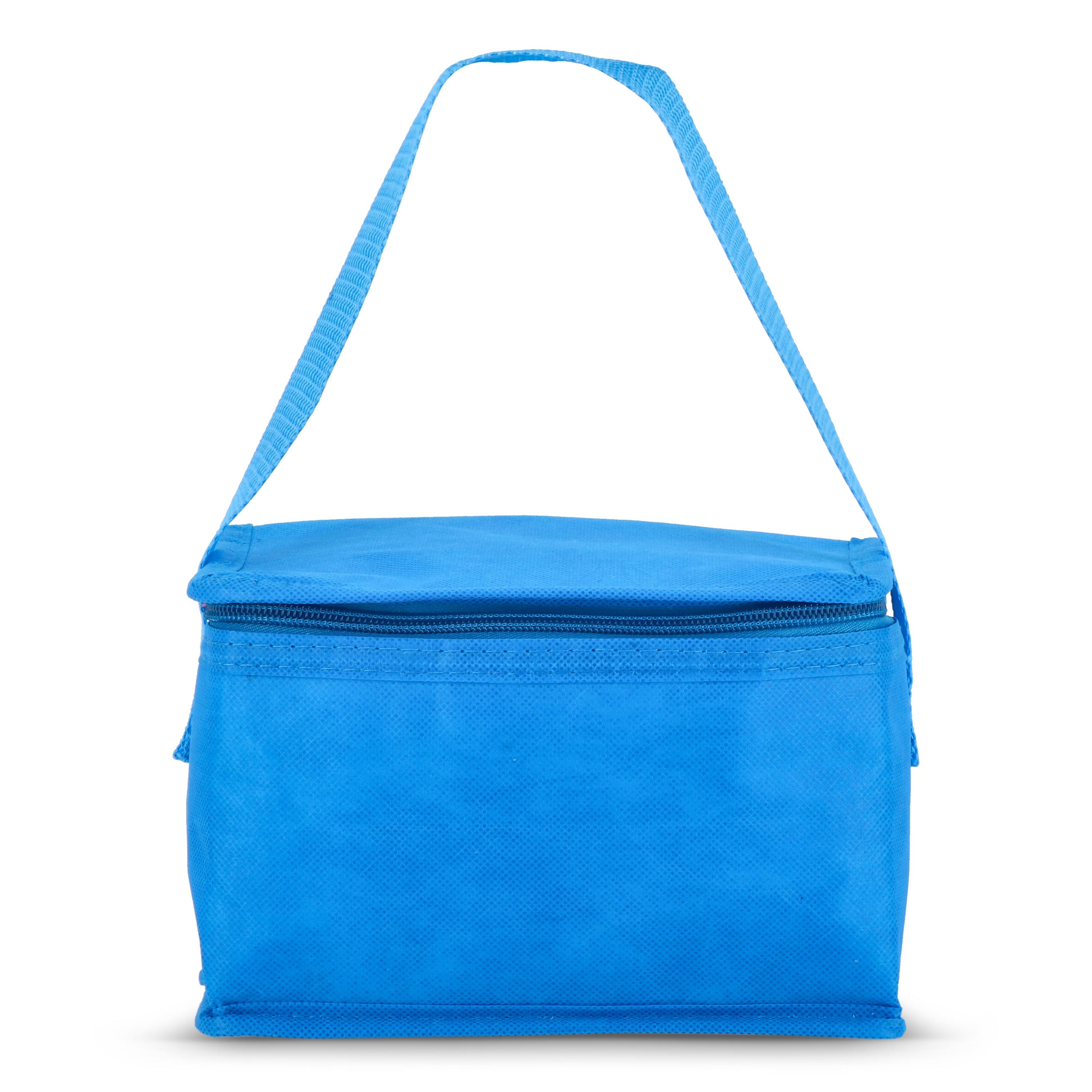 R-PET 6 Dosen-Kühltasche Non Woven 20x 13 x 12,5cm 75g/m² - hellblau-302