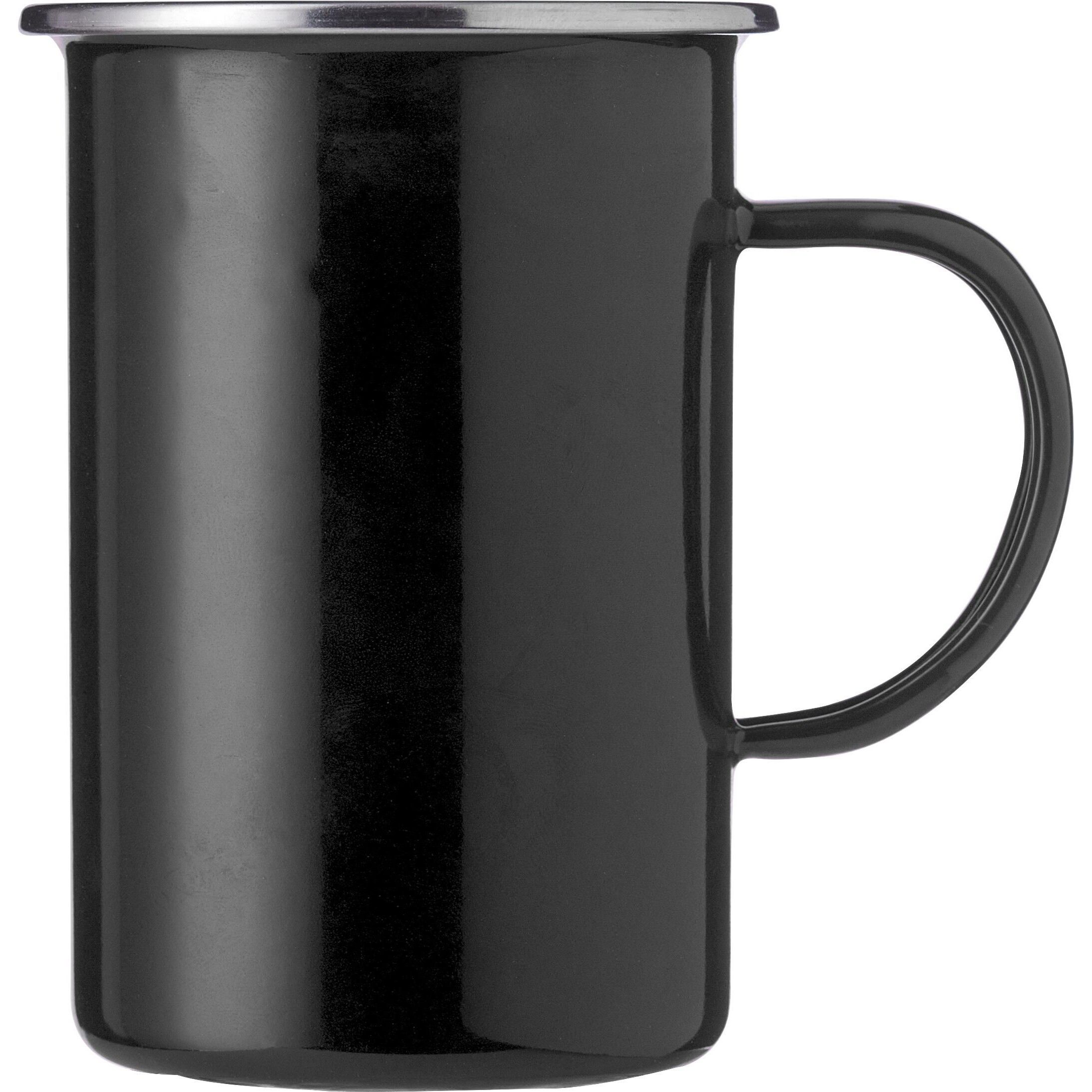 Emaille-Becher (550 ml) Ayden - schwarz-723