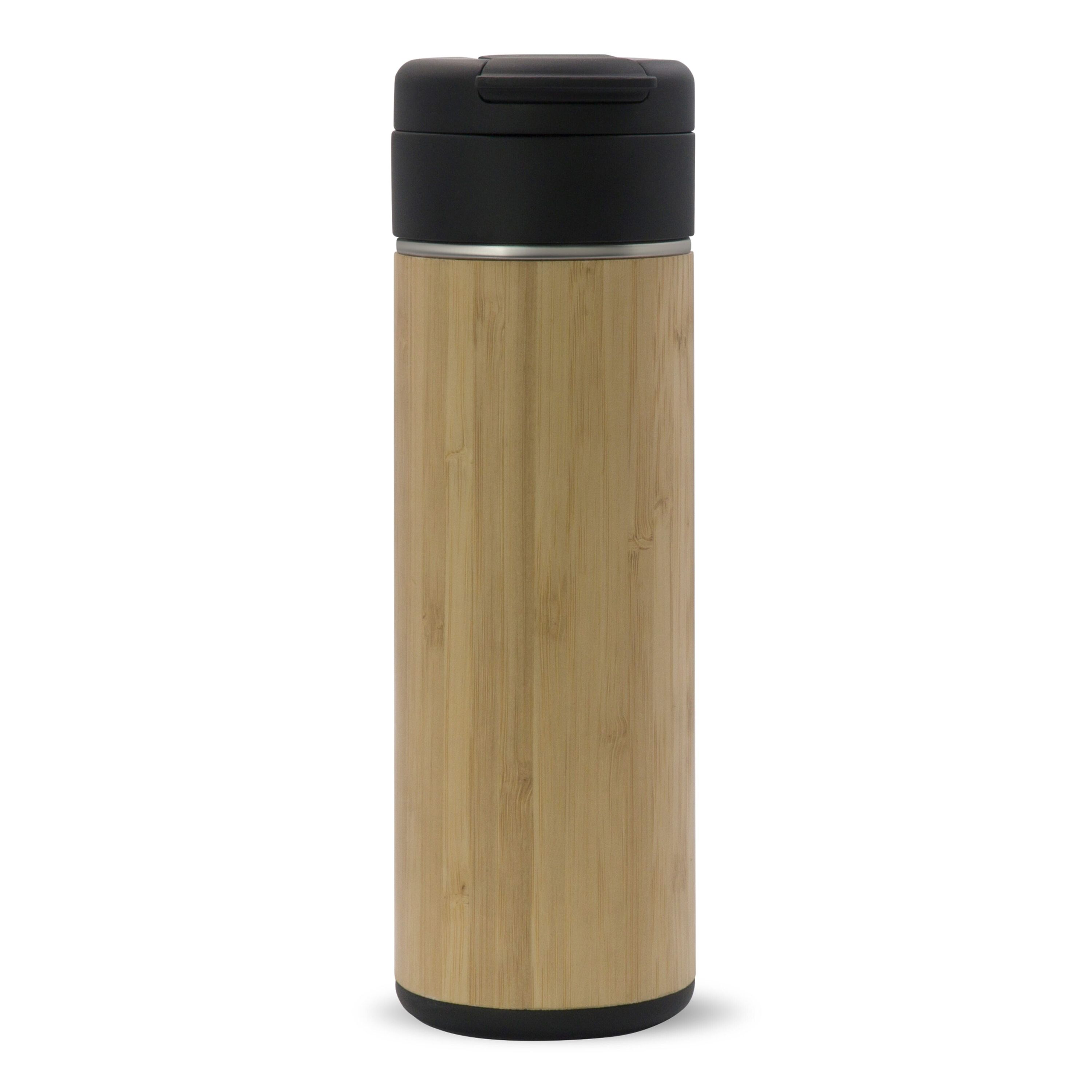 Isolierbecher Flow Bambus 400ml - holz-529
