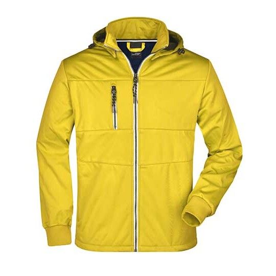 Men´s Maritime Jacket - sun yellow - navy - white-656
