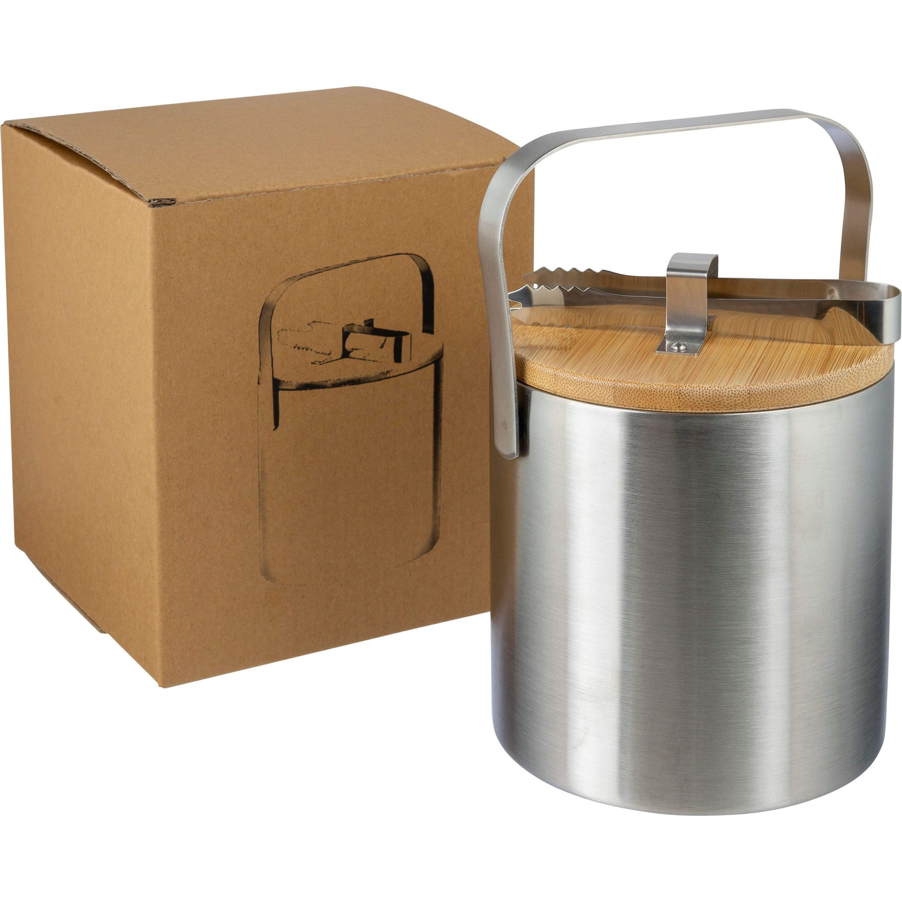 Doppelwandiger Eiskübel aus Edelstahl Fenwick - silber-946