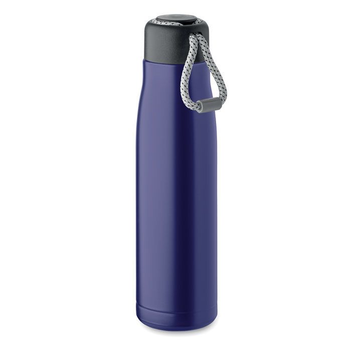 Doppelwandige Flasche 500 ml CORDLE - königsblau-917