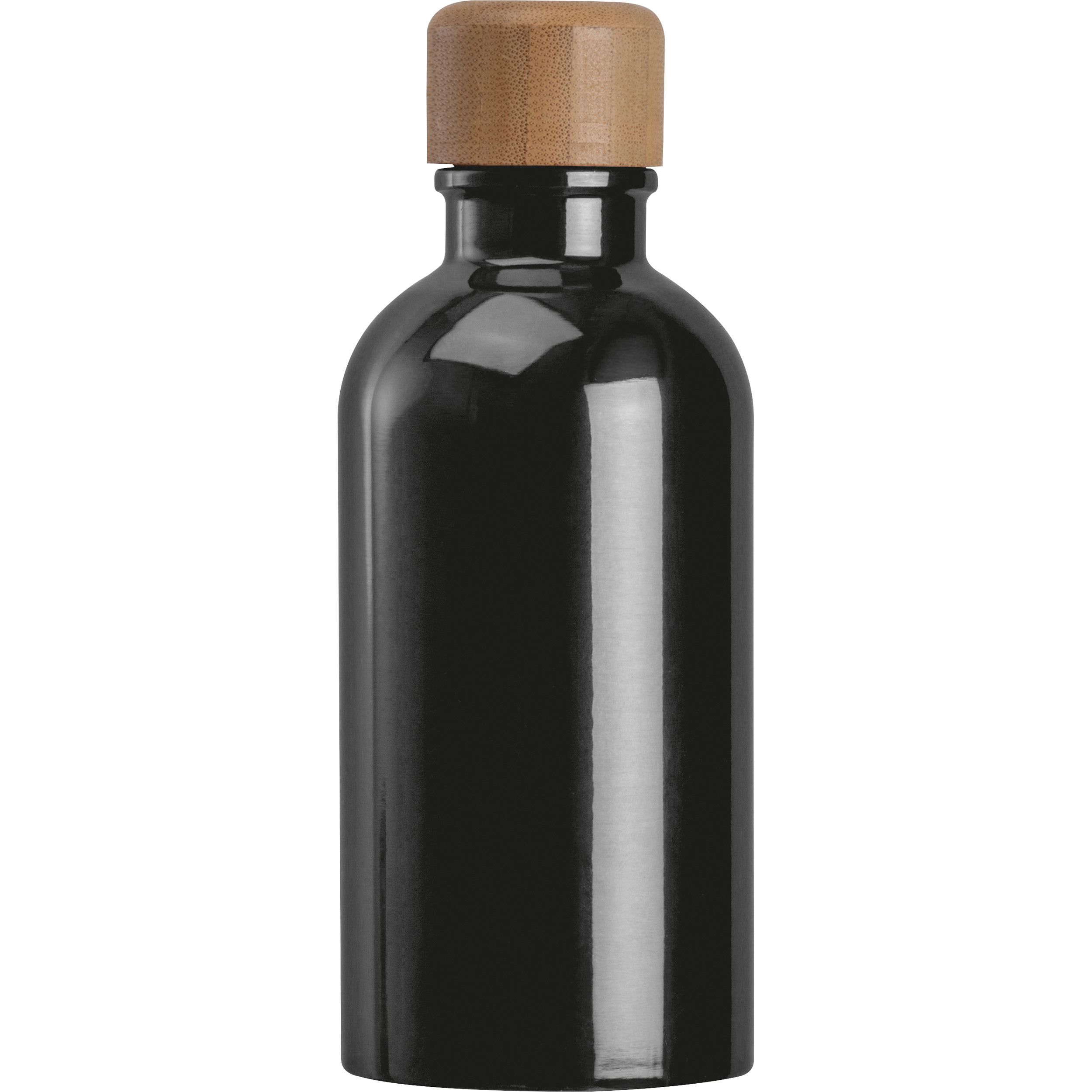 Edelstahltrinkflasche mit Karabiner, 400ml MARILYN - dunkelblau-356