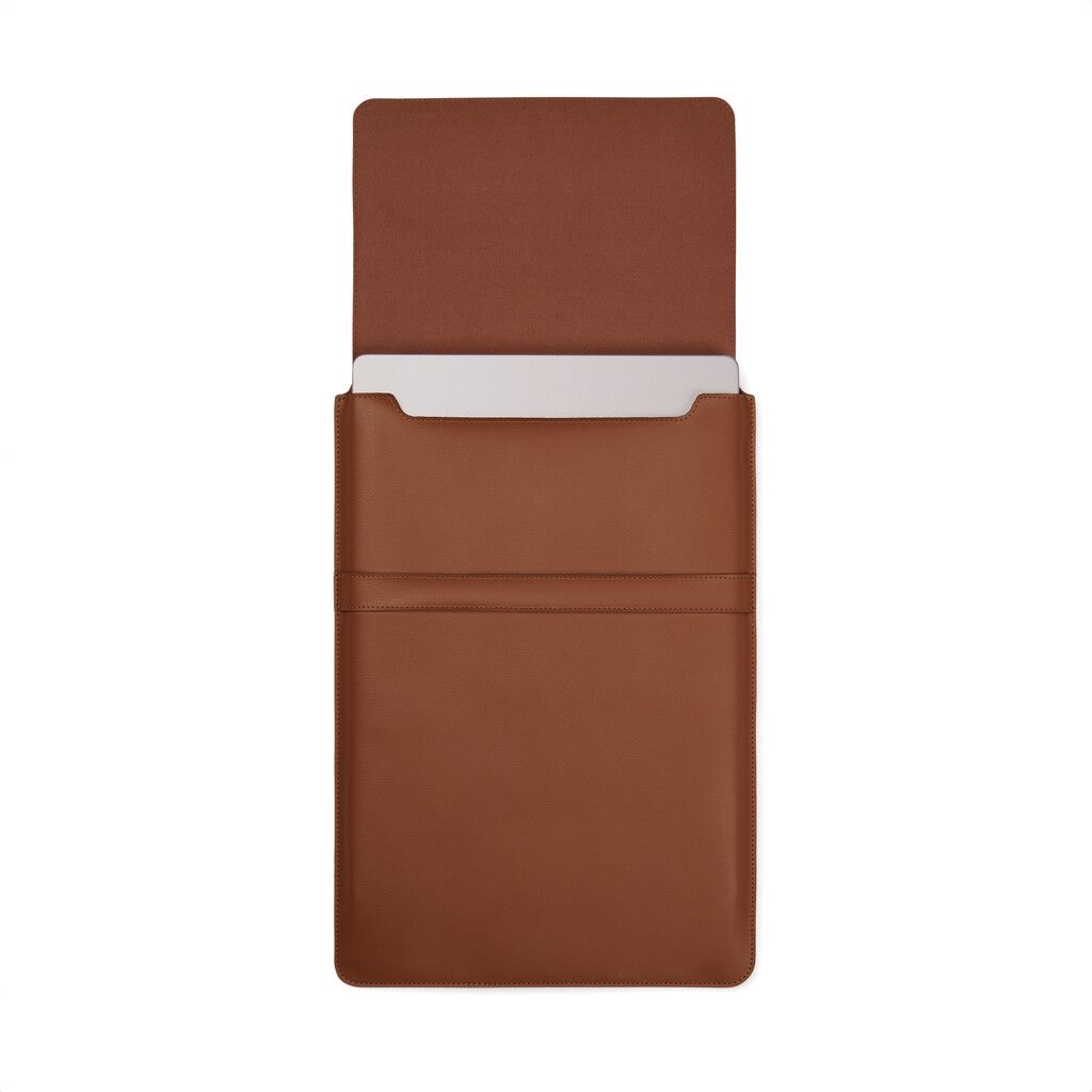 VINGA Timo 14" Laptop-Sleeve aus RCS recyceltem rPET - braun-584