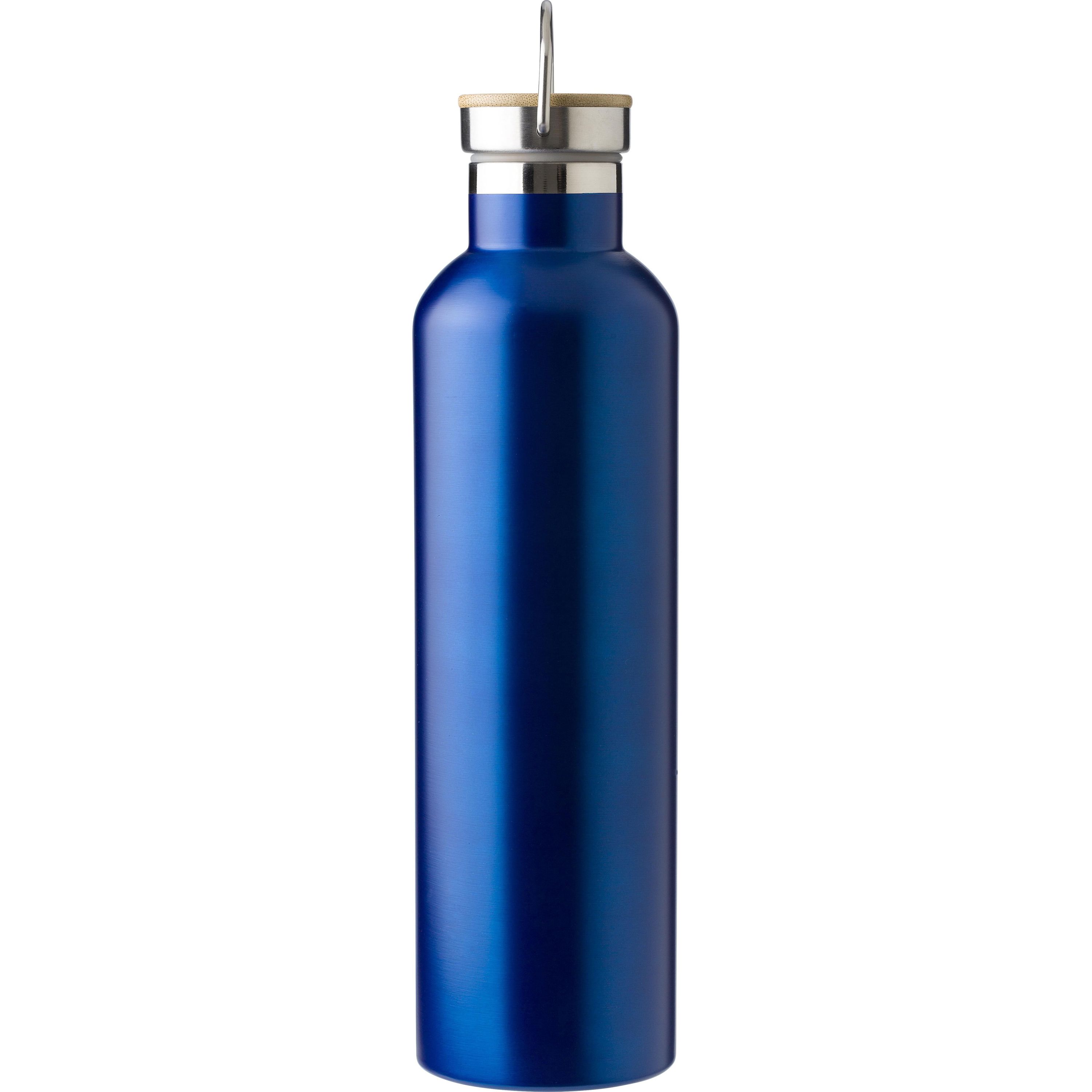 Doppelwandige Flasche aus Edelstahl Damien - schwarz-494