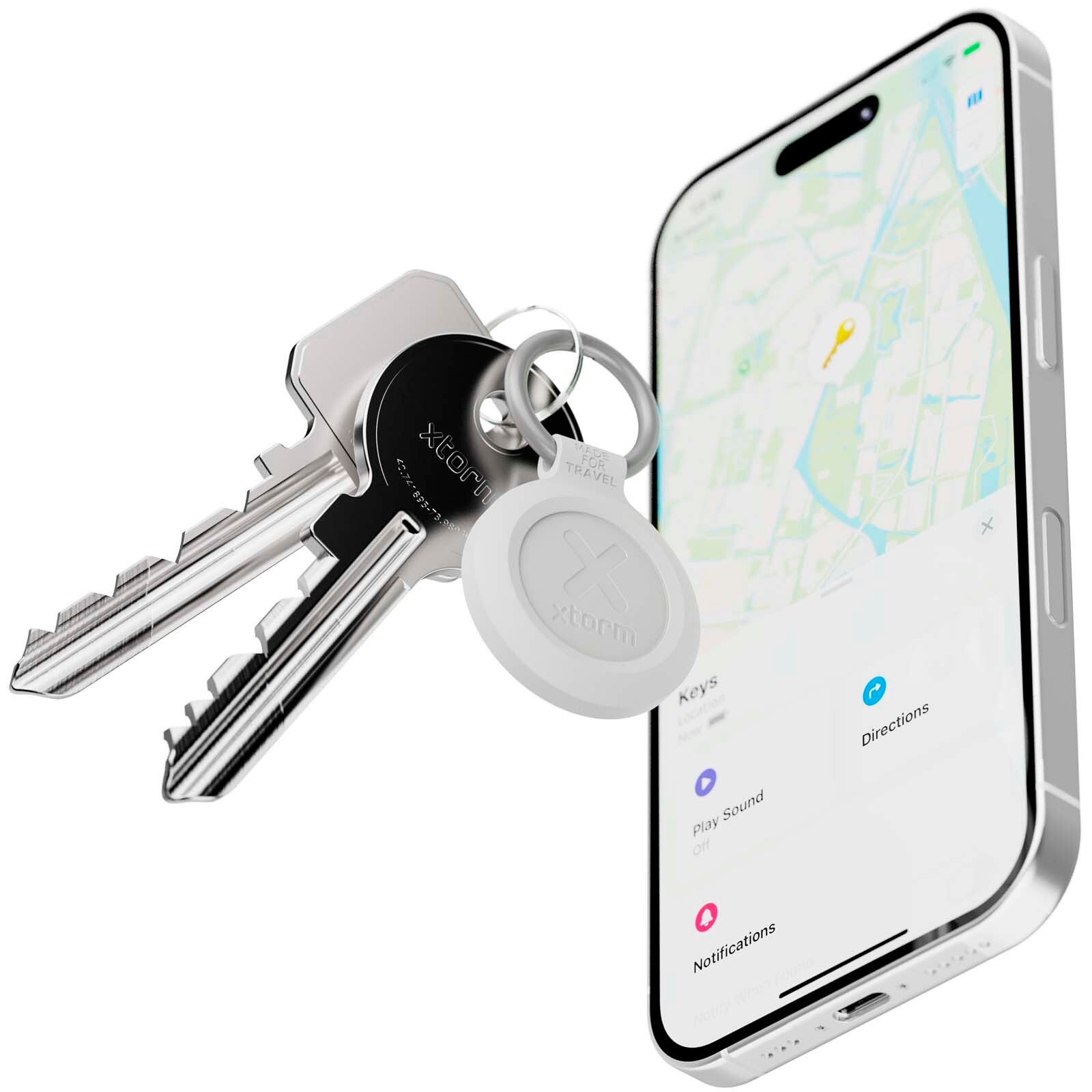 Xtorm XTAG2GA wasserfeste Reise-Smart-Tags, 3er Set - aschweiß-melange-440