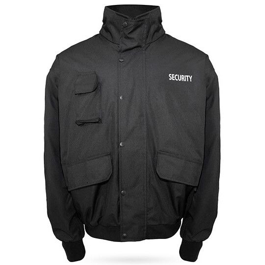 “SECURITY" Pilot Jacket “Pasadena” - black-997