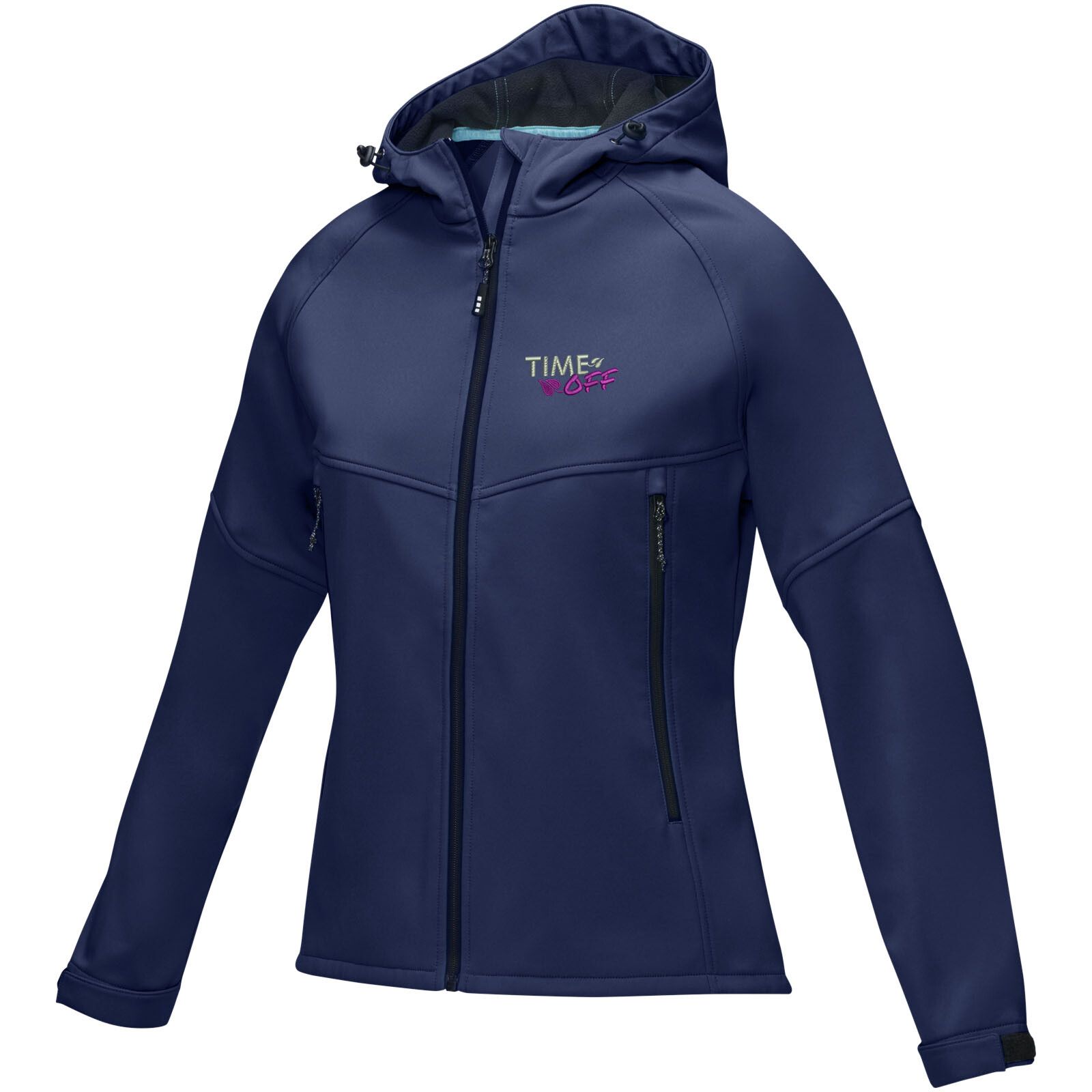 Coltan Softshelljacke aus recyceltem Material für Damen - navy - S-848