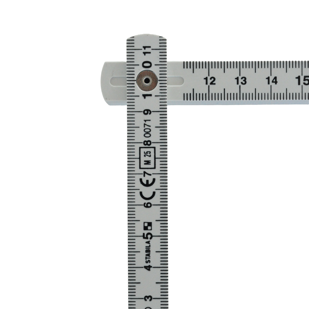 STABILA Kunststoff-Gliedermaßstab 1104 - 1 Meter - weiß-522