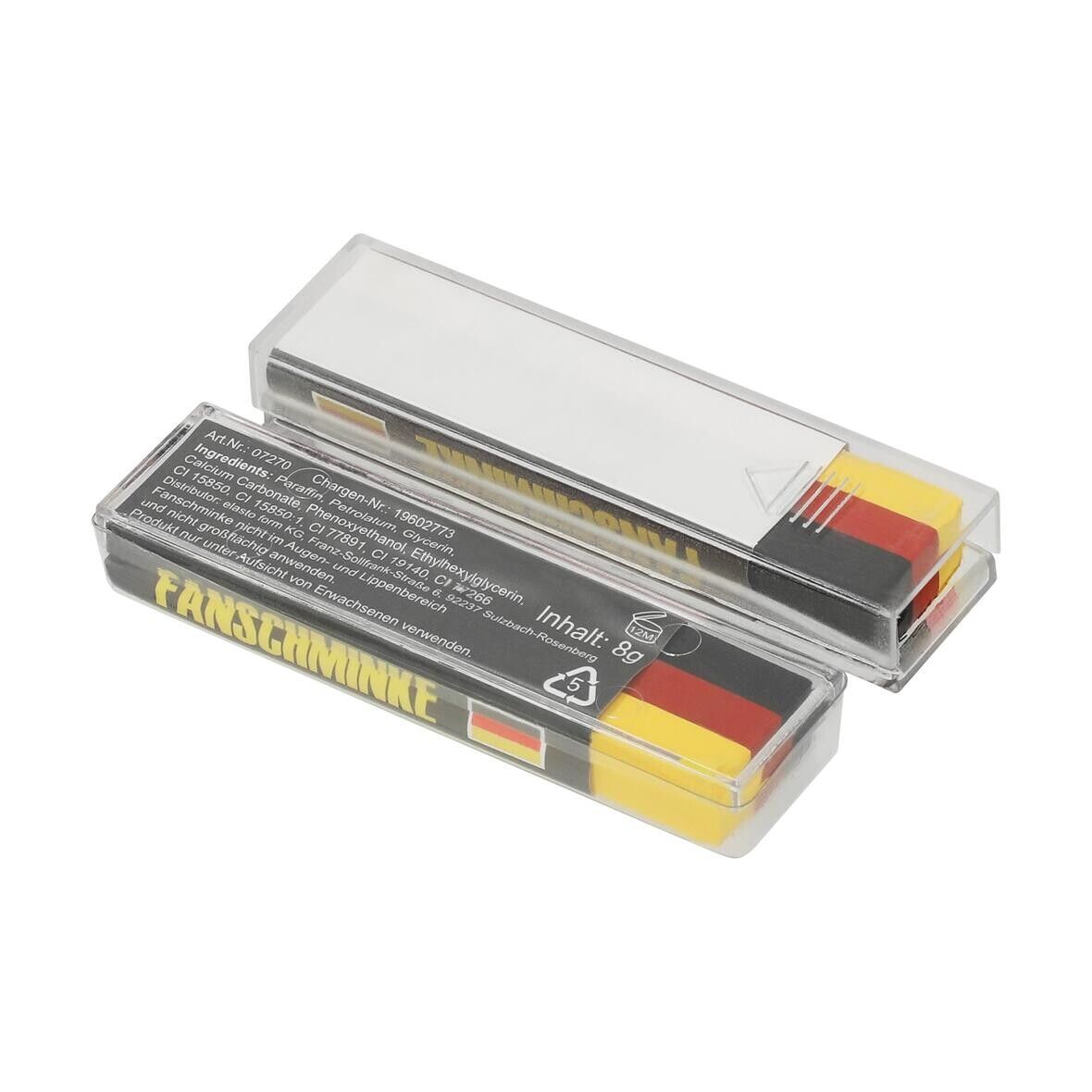 Fanschminke Nations - Deutschland-Farben-934
