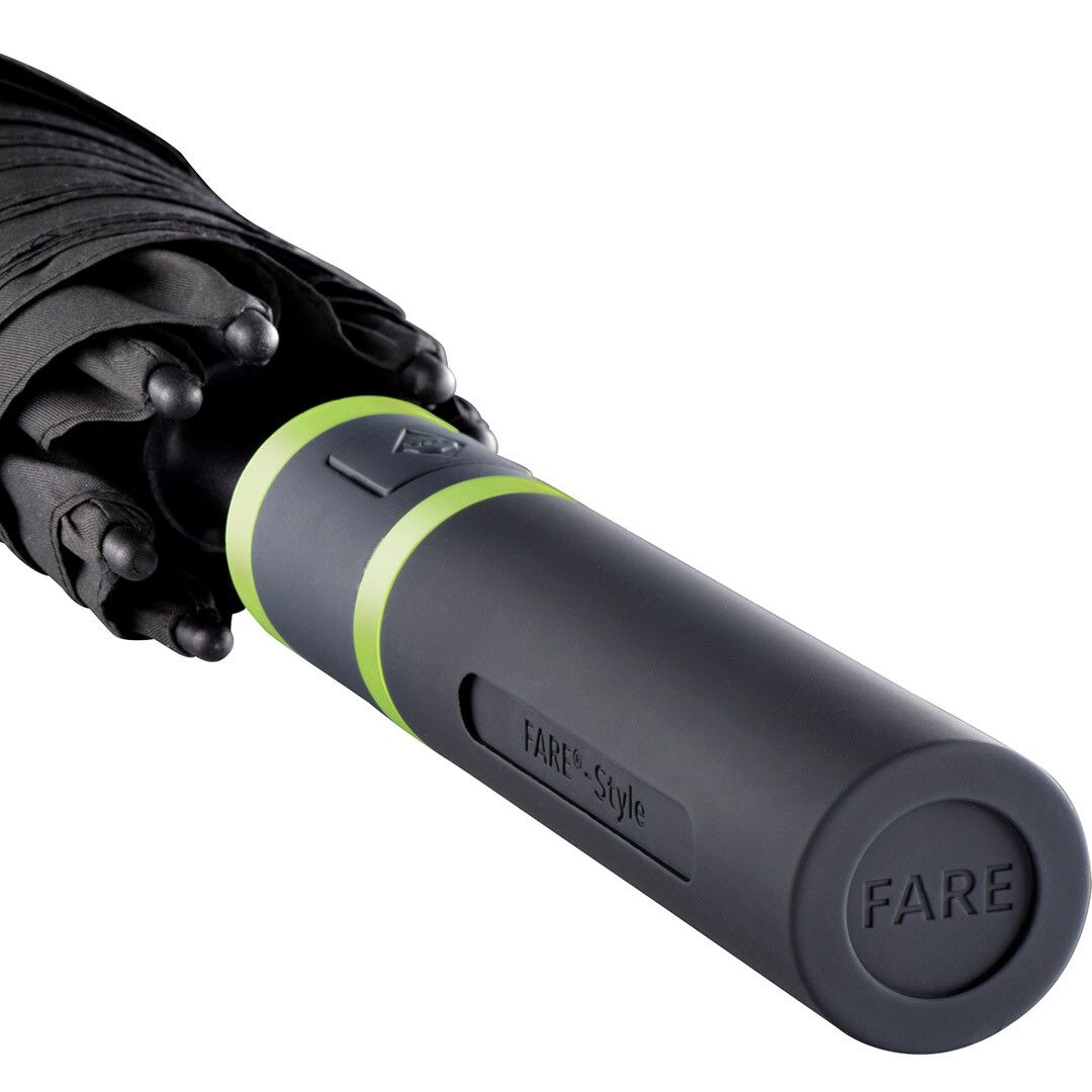 AC-Gästeschirm FARE® Style Ø130 cm - schwarz - limette-684