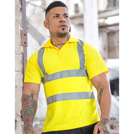 Hi-Vis Basic Polo Shirt Liverpool - signal yellow-290