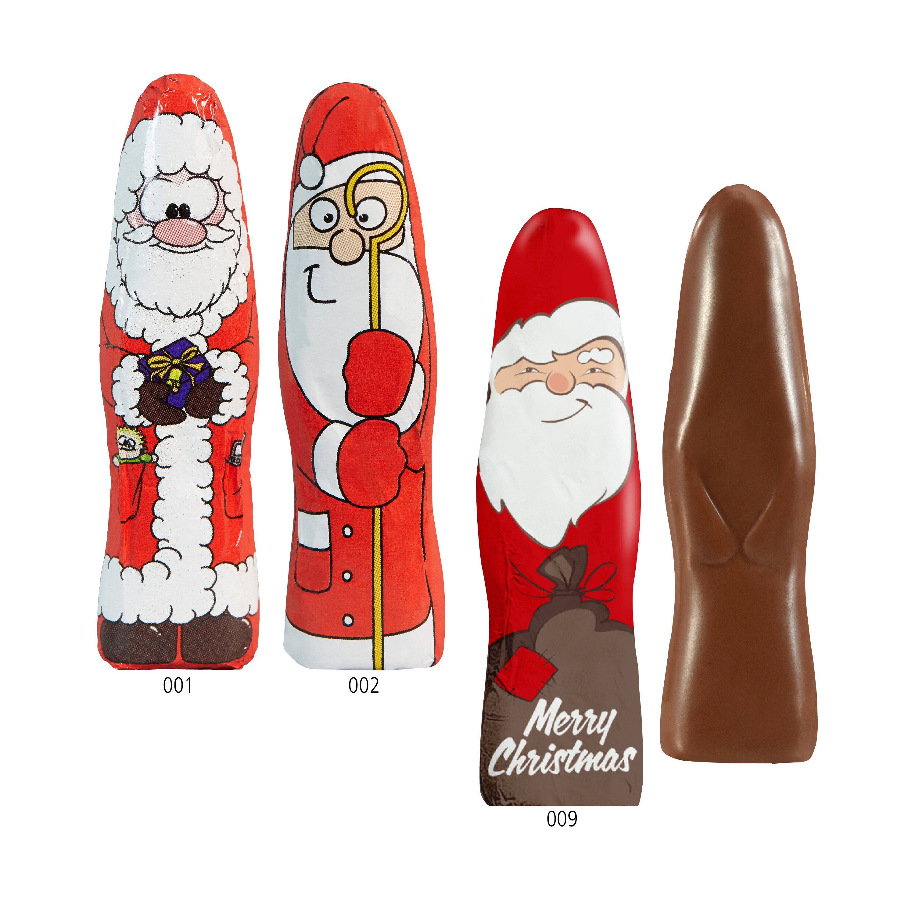MINI Schoki-Weihnachtsmännchen Standardmotive-660