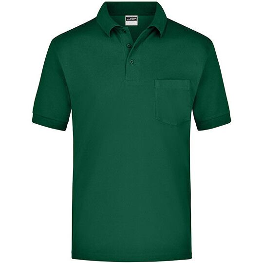 Polo-Piqué Pocket für Herren - dark green-414