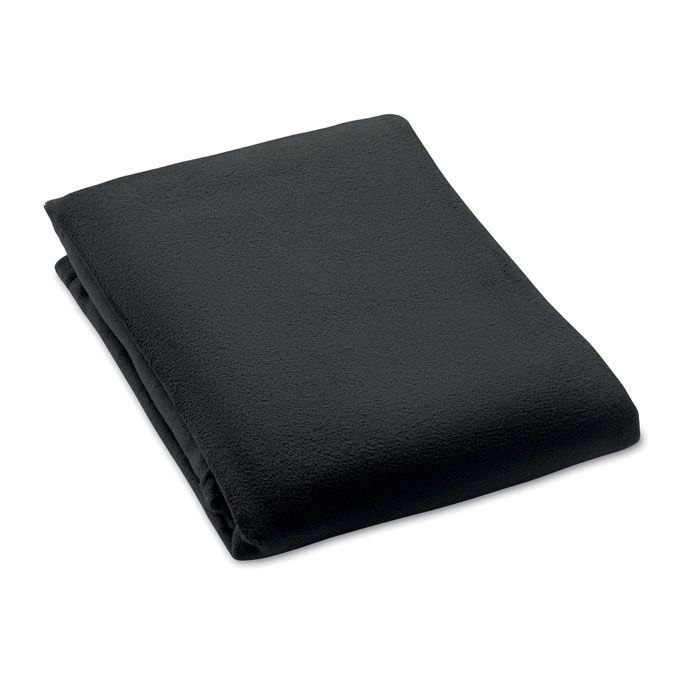 Reisedecke Flanell 220g/m² COZY - schwarz-79