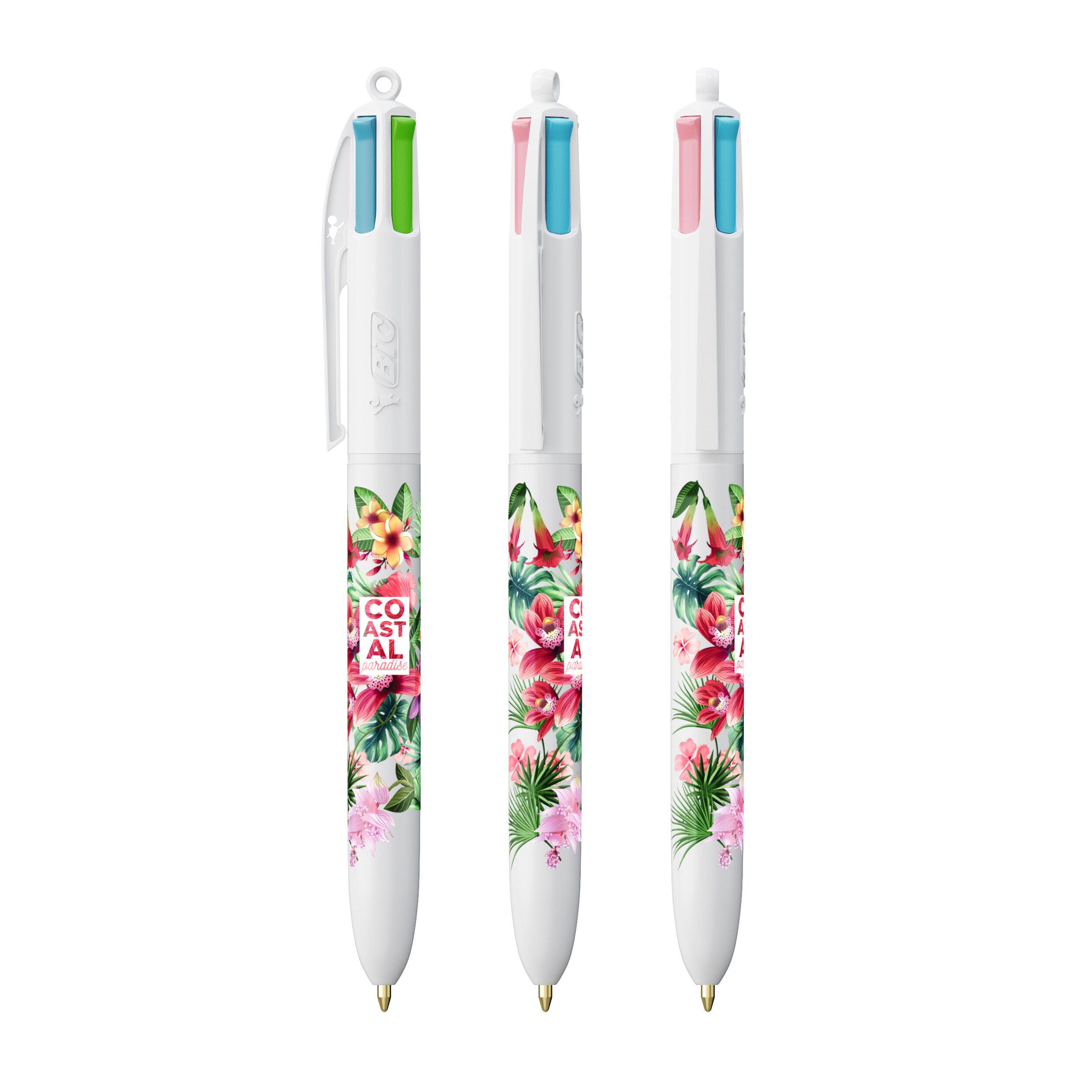 BIC® 4 Colours® Fashion Kugelschreiber - weiß-199