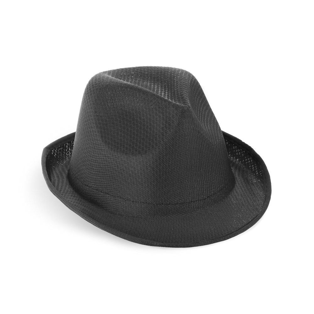 MANOLO Hut aus PP - schwarz-469