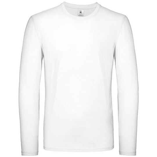 Men´s T-Shirt #E150 Long Sleeve für Herren - white - L-536